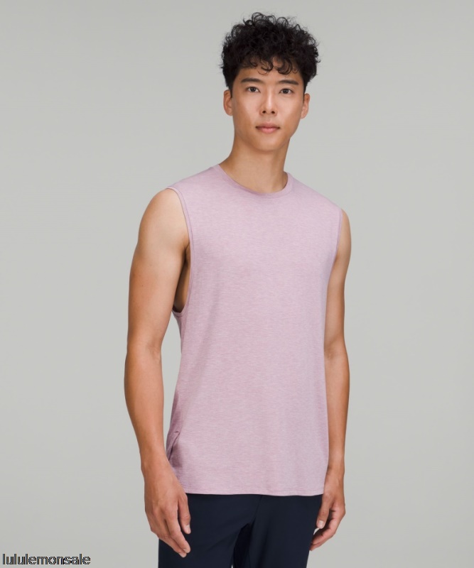 Lululemon Deutschland DELULU979 | Lululemon Deutschland Meliertes Dusty Rose Balancer Tank Top